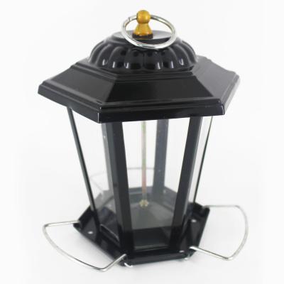 China Sustainable Small Pavilion Metal Seed Bird Feeder for sale