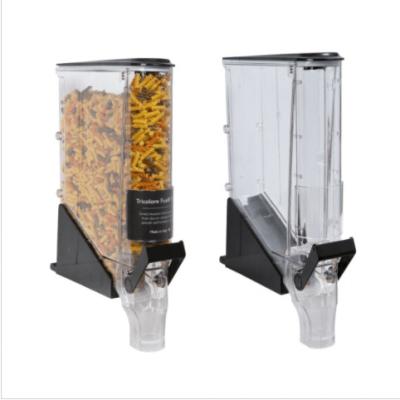 China Plastic Freshness Preservation ECOBOX Food Cereal Dispenser Gravity Bin Bulk Dispenser For Supermarket for sale