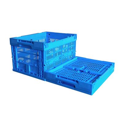 China 70L Solid Solid Folding Plastic Mobile Tool Boxes Stackable Crate Box For Sale With Lid for sale