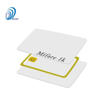 China Programmable Card 13.56MHz M1 IC Chip Card Printable and NFC Bytes 1K Memory Blank PVC Programmable Card for sale