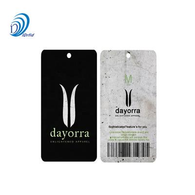 China Logo And Color Programmable Customable Uhf Touched Retail Clothing Label RFID Tag for sale