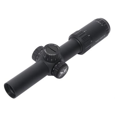 China Aircraft Rate Red Victory Aluminum 30mm Monotube FMC Edgeless Riflescopes T-6061 Lens Hunting 1/5 Scope Mil Adjust Torero 1-6x24 Riflescope Tactical Mount Scope for sale