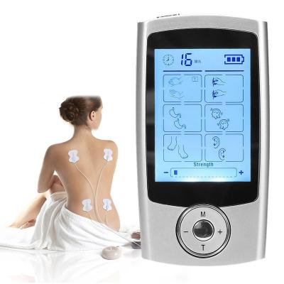 China Body Back Pain Relief TEN EMS Digital Therapy Massage Machine With 4 Electrodes Pad for sale