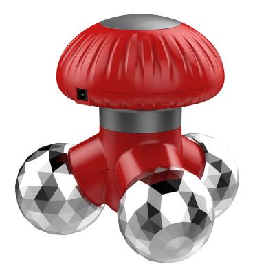 China Mini Portable Mushroom D.C.A. Battery Mini Body Massage Vibrator Shoulder Back and Neck Massager for sale