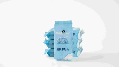 China Eco Friendly Wet Toilet Paper Enriched With Aloe Vitamin E Plant Based Fibers for sale