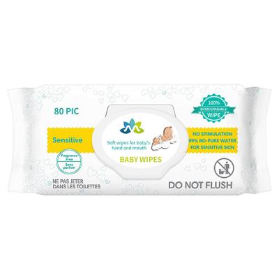 China 99% Pure Water Baby Wet Wipes Paraben And Alcohol Free Wet Wipes For Newborns for sale