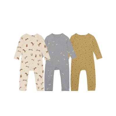 China Newborn clothes Nordic new style long-sleeved spring romper INS baby print overalls CIA and autumn baby sweater for sale