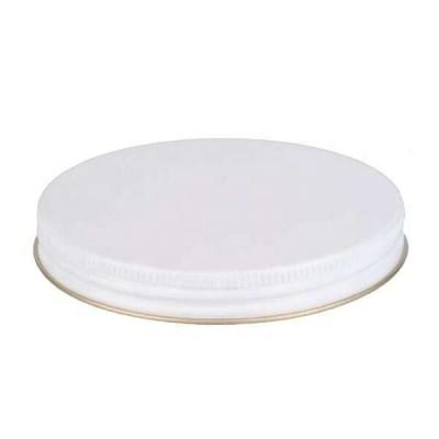 China Food 100-400 White Metal Screw Lid With Plastisol Coating for sale