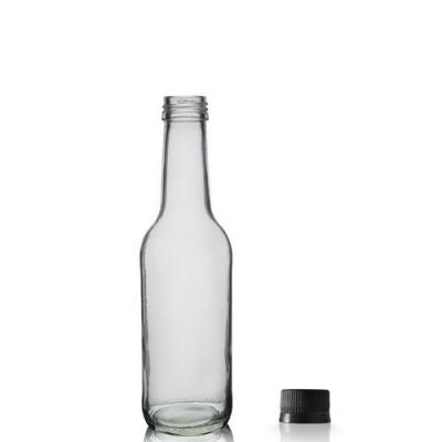 China Miniature Beverage 50ml Vodka Glass Bottle And 20mm Polycone Cap for sale