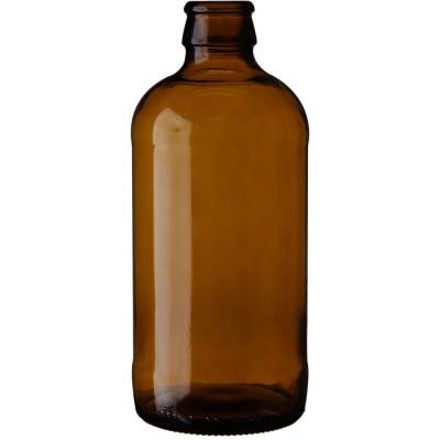 China Drink 12oz. (355ml) Amber Glass Stubby Beer Bottles, Lever Crown- for sale