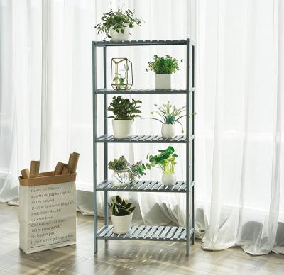 China Multi-Functional Kitchen Viable Shelf Wooden Plant Flower Rack Storage Rack Shelves Bathroom Shelves for sale