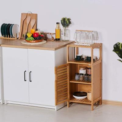 China Wooden Rack Cabinet Furniture Rack Cabinets Eco - Friendly Wholesale Kitchen for sale