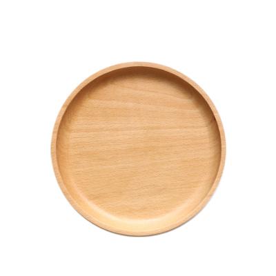 China Sustainable Whole Wooden Japanese Coconut Baking Goods 15cm Dried Fruit Wooden Dishes for sale