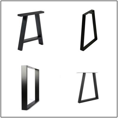 China Minimalist Decorative Steel Bar Table Legs Easel Legs Steel Bar Bench Legs for sale