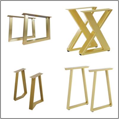 China Modern OEM Tafelpoten Rose Golden High Quality Metal Table Frame Table Legs for sale