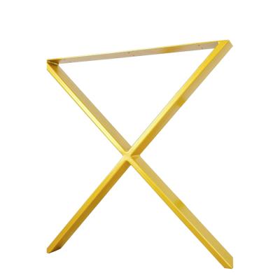 China Modern Customized Tafelpoten Brush Gold Table Leg Accessories Table Leg Attic Baby Table Base For Party for sale