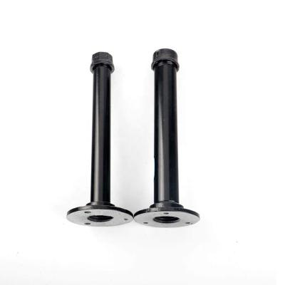 China Carbon Steel Pipe Shelf Bracket Black Pipe Fittings Wall Hardware for sale