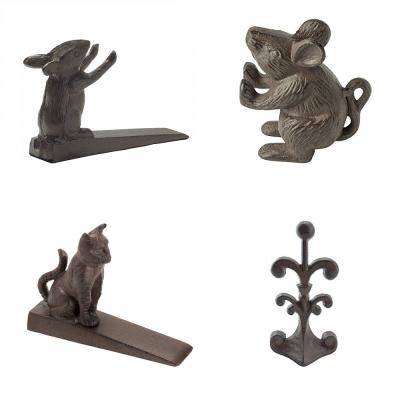 China Cast Iron& Gray Iron Different Type Vintage Style Cast Iron Door Stops For Sale for sale