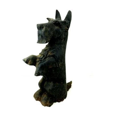 China Scottish Farmhouse Cast Iron Terrier Door Stop Cast Iron Train Gate Stop for sale