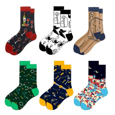 China Wholesale QUICK DRY Mens Dress Socks Funny Fancy Fun Happy Colorful Socks for sale