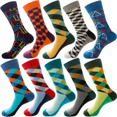 China Wholesale QUICK DRY Men's Novelty-Dress Pops Fun Pattern Crew Pops Colorful Funky Funny Socks for sale