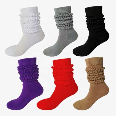 China Japan JK Antibacterial Uniform Loose Bangs Anime Cosplay Colorful Pink Green Women Slouch Socks Student Stocking Leg Warmers for sale