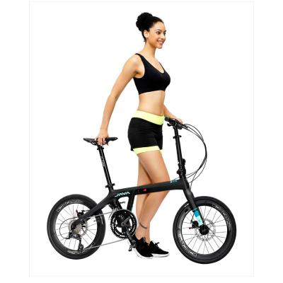 China Carbon Fiber JAVA ARIA 20 INCH 16 Speed ​​Carbon Fiber Folding Bikes With R3000 Carbon Folding Bike MINI City Road Bike for sale