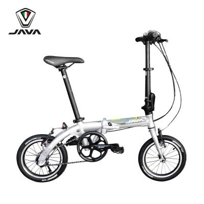 China Aluminum Alloy JAVA X3 Best Selling 14Inch 16In Aluminum Alloy Folding Road Bicycle14In 3 Speed ​​16 Inch Folding Bike for sale