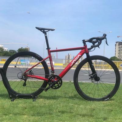 China JAVA Road Bike 18 Speed ​​Cheap Price 700C Aluminum Alloy Disc Brake City Aluminum Cycle For Adult Men Racing Bicycle for sale