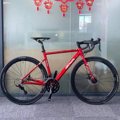 China JAVA Road Bike 18 Speed ​​Cheap Price 700C Aluminum Alloy Disc Brake City Aluminum Cycle For Adult Men Racing Bicycle for sale