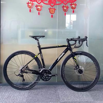 China Aluminum Alloy JAVA VELOCE CHINA Factory Popular 700C 18 Speed ​​Aluminum Frame Disc Brake Road Bicycle Bicicleta Bike for sale