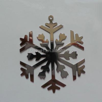 China Bright silver Europe snow flower metal bookmark, snowflake bookmark, metal book clip for sale