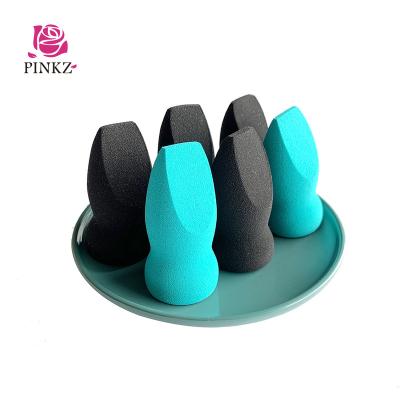 China Best Blast Sponge PINKZ Beauty Blender Custom Cosmetic Facial Black Makeup Applicator Free Sample Blending Sponge Free Sample for sale