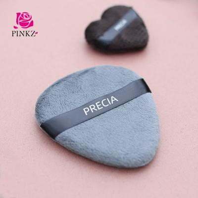 China Private Label Pinkz Powder Puff Foundation Big Size Soft Textured Fabric Invisible Setting Puff for sale