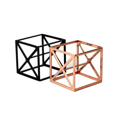 China Makeup Sponge Blender Pinkz Cube Design Beauty Makeup Sponge Rack Drying Rack Egg Powder Puff Display Stand Rack for sale