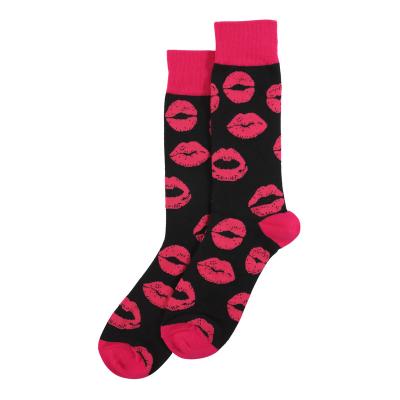 China Hot Selling Antibacterial Smooches Socks Valentines Day Gift Sports Socks Custom Made Mens/Womens Socks for sale