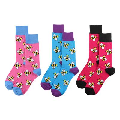 China Custom Novelty Socks Valentine's Day Gift Logo Ant Socks Cotton Breathable Unisex Sports Socks for sale