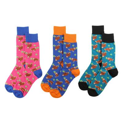 China Breathable Unisex Valentine's Day Gift Cotton Socks Sports Socks Japanese Sloths Socks for sale