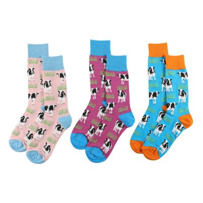 China Japanese Cows Socks Cotton Socks Sports Socks Breathable Unisex Valentine's Day Gift for sale