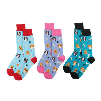 China Japanese Sports Socks Cotton Socks Breathable Dog And Bone Socks Unisex Valentine's Day Gift for sale