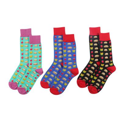 China Breathable fast food sock cotton sock wholesale unisex sports socks custom logo for sale