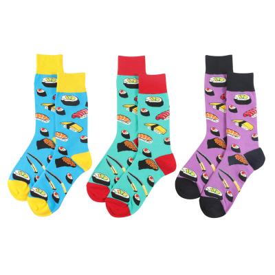 China Breathable Sushi Socks Cotton Unisex Sport Socks Custom Logo Novelty Wholesale Sock for sale