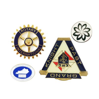 China Europe Customized Design Good Quality Soft Enamel Metal Made Badge For Championships Custom Badges Supplier for sale