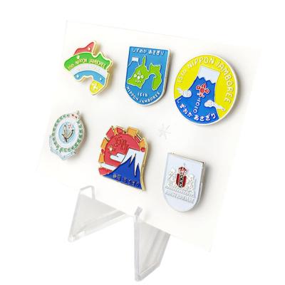 China Europe 2019 New Arrival Folding Pin Hard-enemal Badge Promotion Custom Lapel Pins for sale