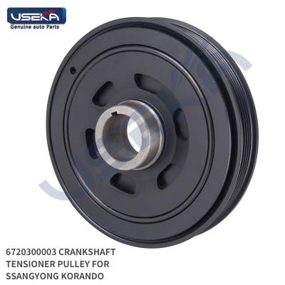 China Wholesale OEM 6710300303 6720300003 Auto Parts Crankshaft Pulley For Ssangyong Korando C D20R STAVIC 2.0 RODIUS Standard Size for sale