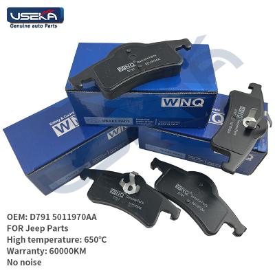 China New OEM D791 5011970AA Factory WNQ Ceramic Brake Pads For Genuine Parts JEEP Cherokee Car Auto Parts for sale