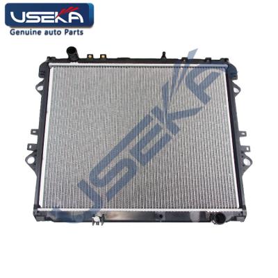 China USEKA OEM 16400-0L431 16400-0L433 AUTOMATIC COOLING SYSTEM CAR ALUMINUM RADIATORS FOR TOYOTA HILUX REVO GUN125 2.5 2015 OEM standard sizes for sale