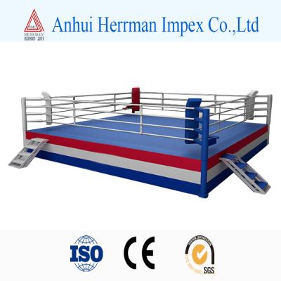 China Raised Metal Frame MMA Boxing Ring For Training Customized for sale