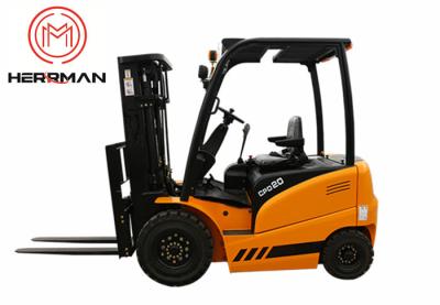 China 2000kg / 7000mm Electric Counterbalanced Forklift Pneumatic / Soild Tyre Te koop