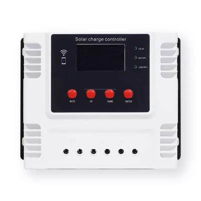 China High Quality Dual Charger Controller 12V /48V WIFI APP 10-60A WIFI Solar System USB Battery PWM Automatic Charging Controller for sale